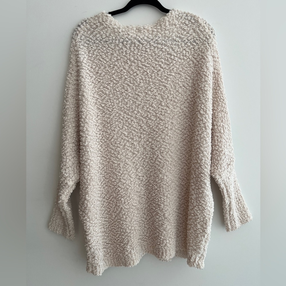 UMGEE Boucle Knit Pullover Sweater Oversize Relaxed Fit Casual Loungewear - Picture 4 of 13